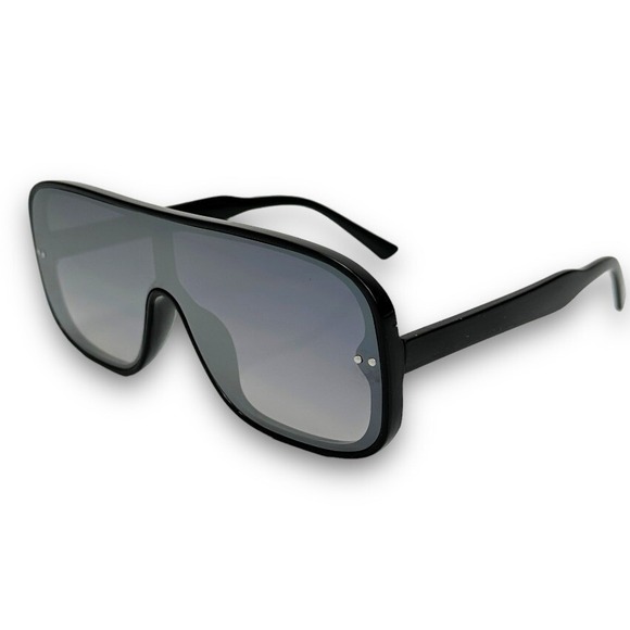 Luxury Sunglasses Flat Top Mirrored Lens Fashion Women Large XL Lentes Gafas New - Picture 8 of 10